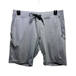 Dunning Quiet Luxury Gorpcore Athletic Travel Performance Golf Shorts M Gray‎